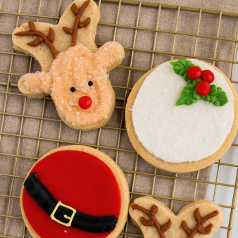 Peppermint Sugar Cookies