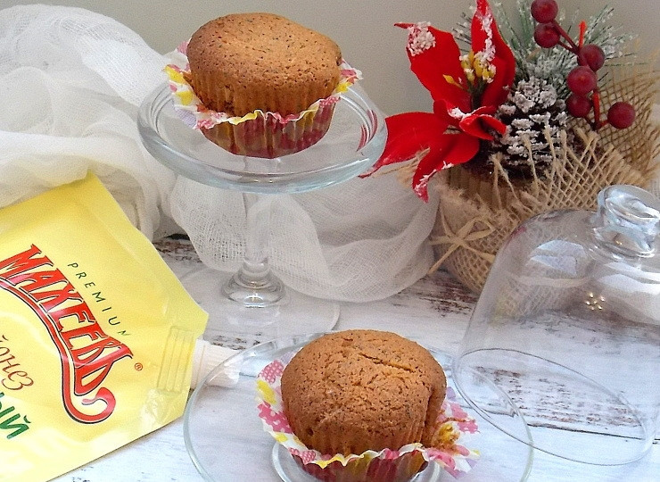 1. Этап. Маффины с маком и грейпфрутовым соком: Приятного аппетита!