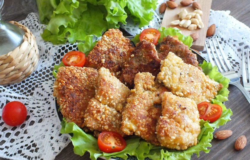 1. Этап. Судак в ореховой панировке: Приятного аппетита!