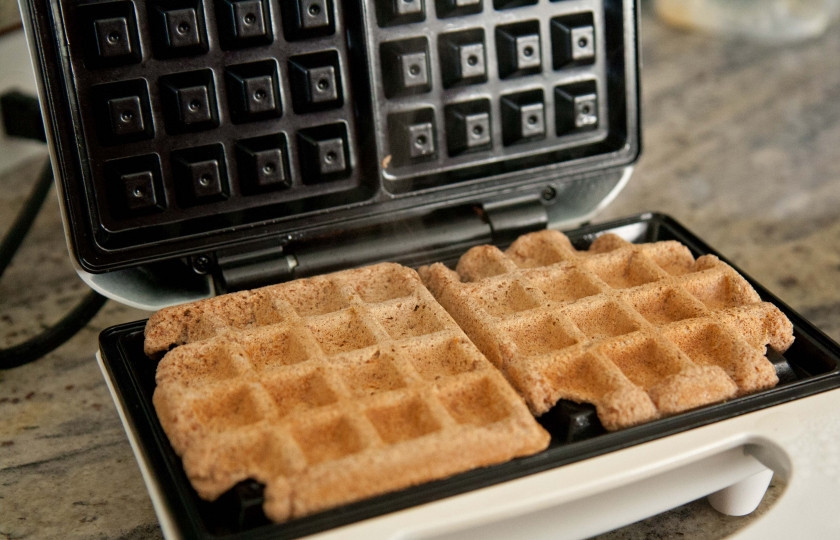 1. Этап. Толстые вафли: 3. Вот так выглядят готовые вафли.