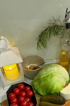 1. Этап. Салат Биг Мак: Подготовить продукты