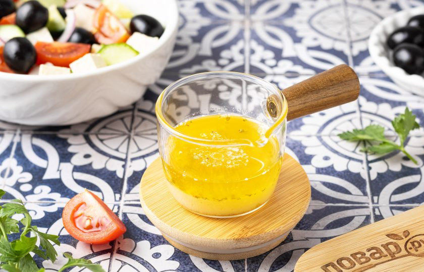 1. Этап. Соус для греческого салата в домашних условиях: Соус для греческого салата готов!