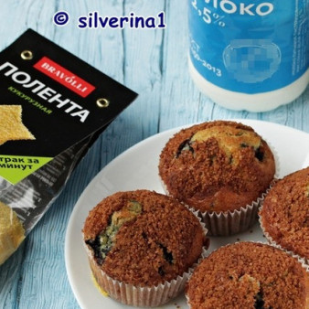 Маффины с черникой