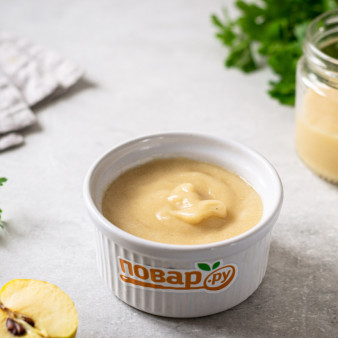 Постный яблочный майонез