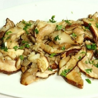 Белые грибы жареные