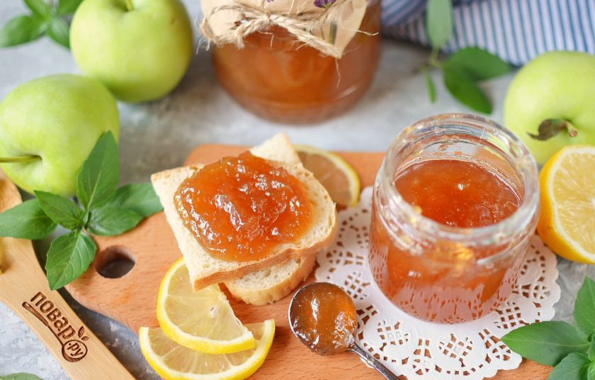 1. Этап. Варенье из яблок и лимона: Удачных заготовок!