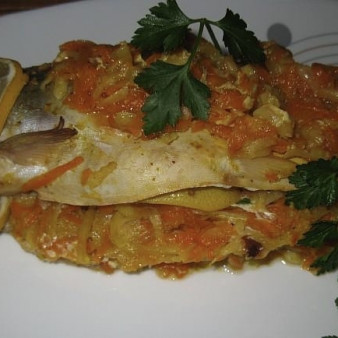 Голец в духовке