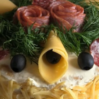 Закусочный торт Наполеон