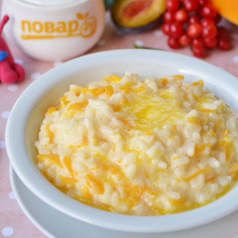 Каша с тыквой для малыша