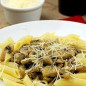 Макароны с шампиньонами