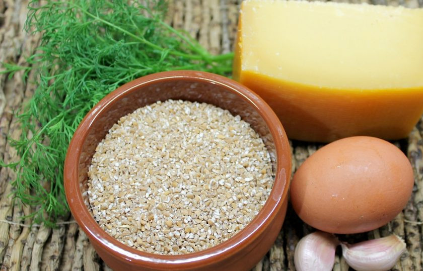 1. Этап. Пшеничные котлеты: 1. Подготовим ингредиенты.