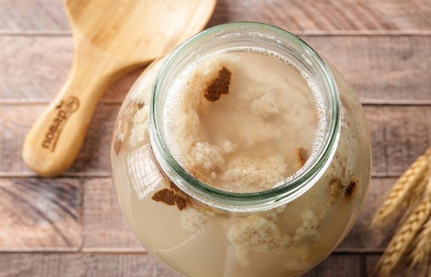 1. Этап. Квас Натуральный: На следующий день квас готов.