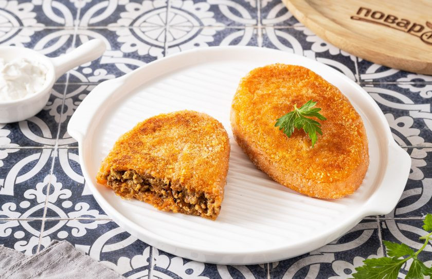 1. Этап. Зразы из батата: Зразы из батата готовы, приятного вам аппетита!