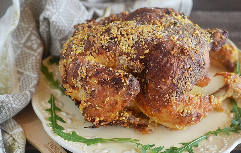 1. Этап. Курочка фри целиком: 6. Сразу подайте к столу. Приятного аппетита!