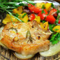 Свиная корейка с розмарином и чесноком в духовке