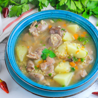 Юшка по-охотничьи в домашних условиях