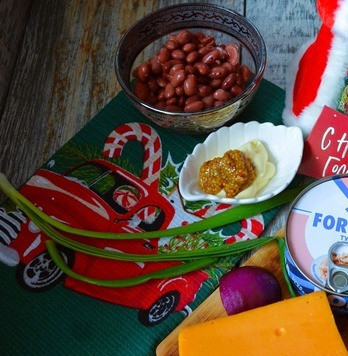 1. Этап. Фасолевый салат с тунцом 5 Минут: Приготовить продукты.