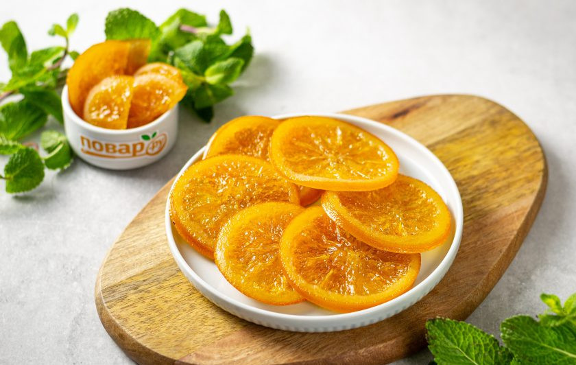 1. Этап. Цукаты из апельсинов: Цукаты из апельсинов готовы, для хранения их можно обвалять в сахарной пудре или сахаре. Приятного аппетита!