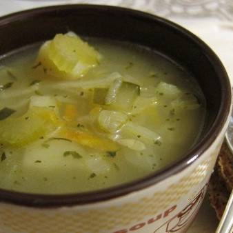 Рассольник вегетарианский