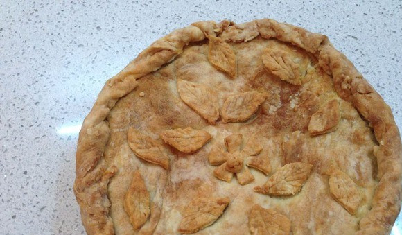 1. Этап. Французский пирог за 5 минут: 6. Из оставшегося теста формируем 