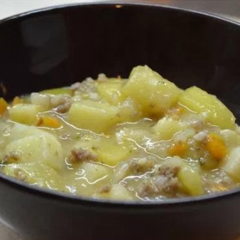 Рагу овощное с фаршем