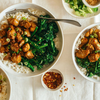 Spicy Chicken Teriyaki Bowls