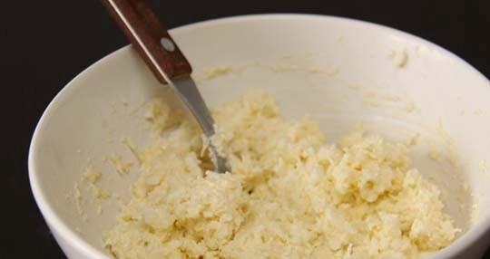 1. Этап. Салат Пасхальный: Все хорошенько смешиваем.