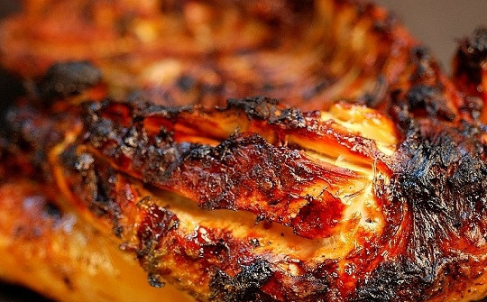 1. Этап. Курица, маринованная с чили и шалфеем: 6. Вот такая красота! Приятного аппетита.