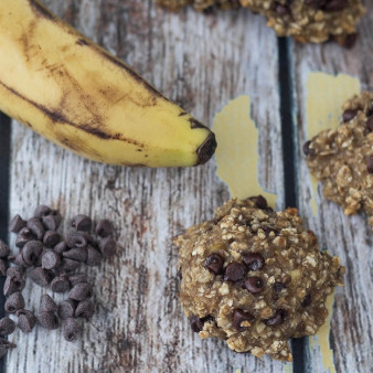 Здоровое печенье из банана