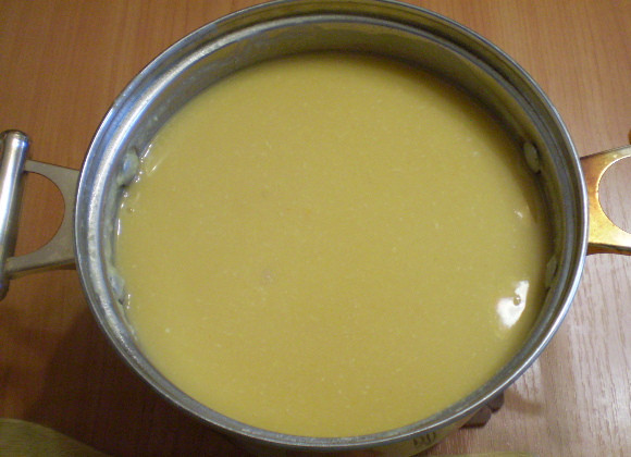 1. Этап. Гороховый суп-пюре с гренками: Готово!