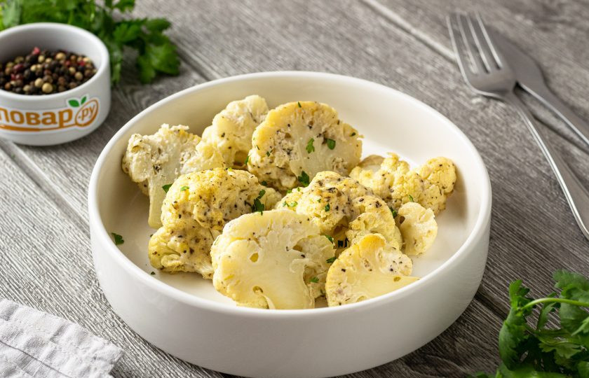 1. Этап. Цветная капуста для похудения: Цветная капуста для похудения готова, приятного аппетита!