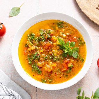 Суп с чечевицей