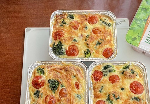 1. Этап. Запеканка с брокколи и индейкой: Наша запеканка готова. Можно собираться на пикник.