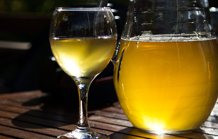 1. Этап. Вино без дрожжей: Вот вино без дрожжей и готово. Наслаждайтесь!