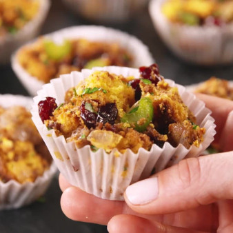Cornbread Stuffing Bites
