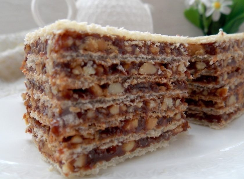 1. Этап. Вафельный торт Грильяж: Приятного аппетита!