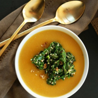 Суп из тыквы постный