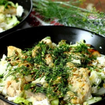 Салат из куринной грудки