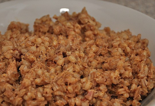 1. Этап. Армейская каша: 6. Вот такая у нас получилась армейская каша, очень сытная и вкусная.