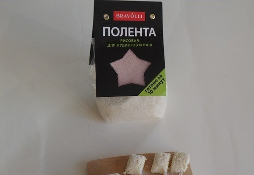 1. Этап. Вареники Ленивые с рисовой полентой: Из творожного теста делаю 