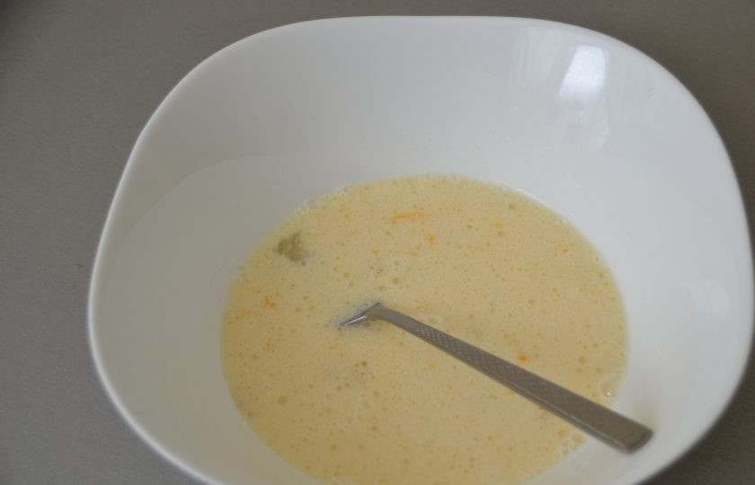 1. Этап. Чувашская хупла: Смешайте до однородного состояния.