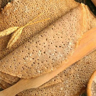 Блины гречневые постные