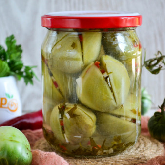 Армянчики из зелёных помидор