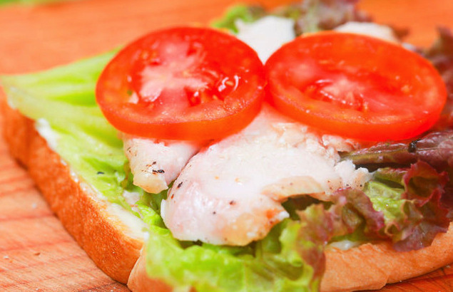 1. Этап. Клаб сэндвич: Приготовьте первый 