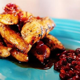 Маринованные куриные грудки с медовым соусом