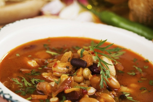 1. Этап. Фасолевая похлёбка: 13. Блюдо готово к употреблению! Приятного аппетита!