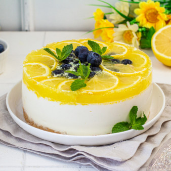 Лимонный чизкейк без выпечки