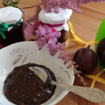 Сливовое варенье с какао