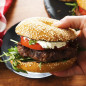Sesame Bagel Burgers