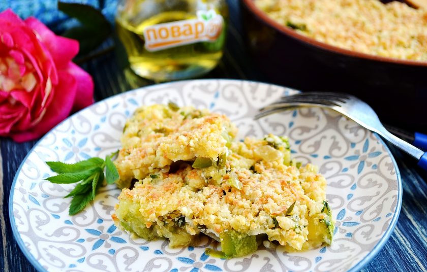 1. Этап. Кабачковый крамбл: 7. Приятного аппетита!